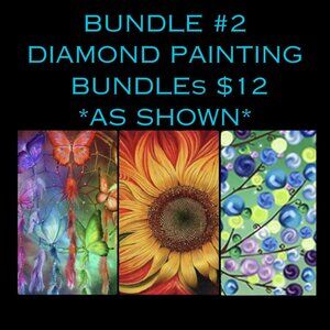 BUNDLE #2 of Diamond Painting - 3 in Bundle